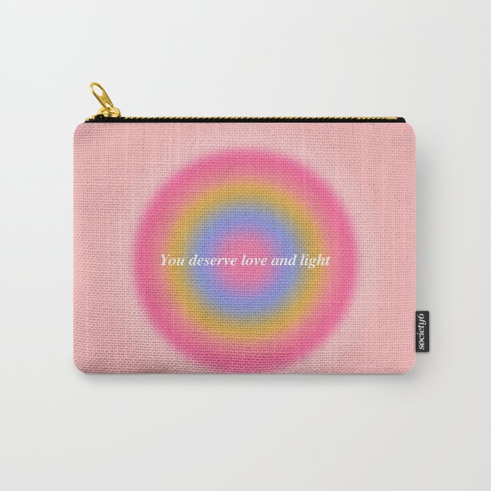 You Deserve Love And Light - Aura Gradient  Carry All Pouch Gallery Image 1