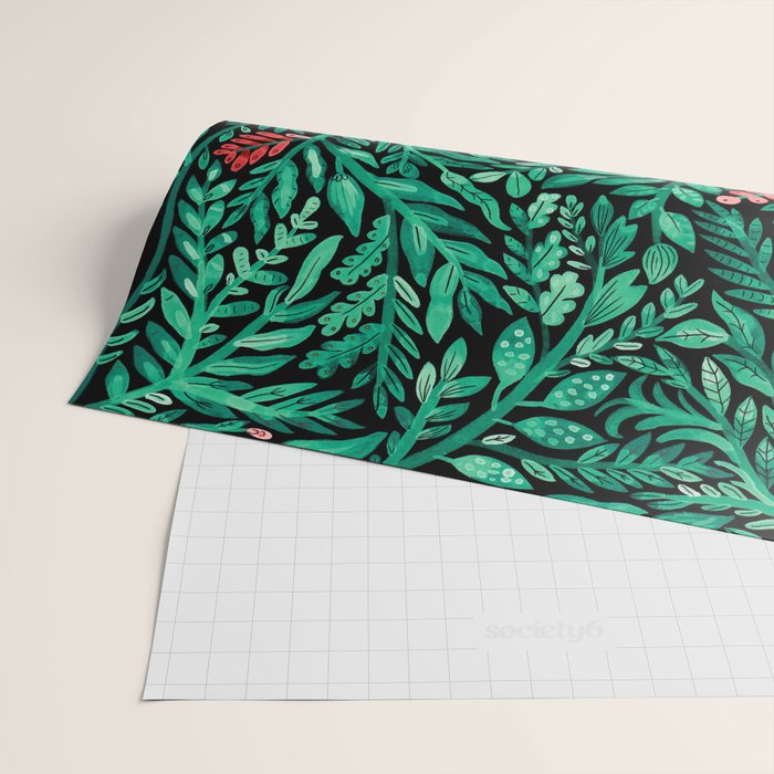 Dark Hedgerow Wrapping Paper Gallery Image 2