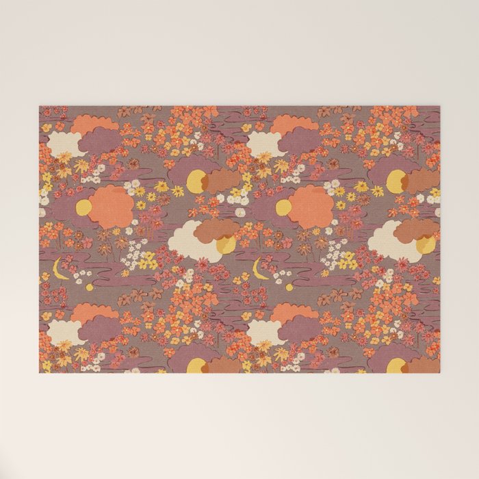 Bohemian Garden Welcome Mat Gallery Image 1