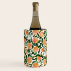 GEORGIA PEACHES Watercolor Peach Print Wine Chiller Gallery Image 2