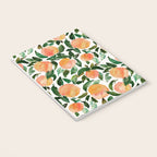 GEORGIA PEACHES Watercolor Peach Print Notebook Gallery Image 3