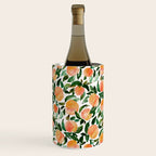 GEORGIA PEACHES Watercolor Peach Print Wine Chiller Gallery Image 1