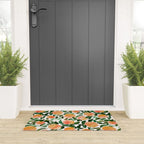 GEORGIA PEACHES Watercolor Peach Print Welcome Mat Gallery Image 3