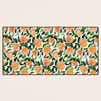 GEORGIA PEACHES Watercolor Peach Print Desk Mat Gallery Image 3
