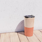 Two Tone Line Curvature XI  Travel Mug Gallery Image 4
