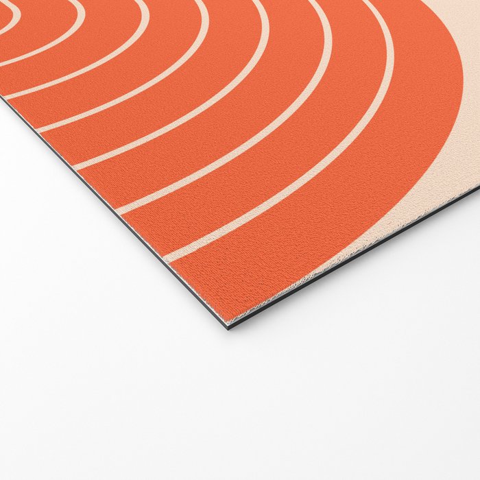 Two Tone Line Curvature XI  Welcome Mat Gallery Image 2