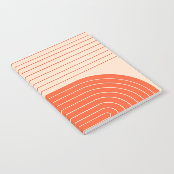 Two Tone Line Curvature XI  Notebook Gallery Image 2