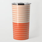 Two Tone Line Curvature XI  Travel Mug Gallery Image 1