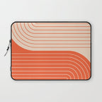Two Tone Line Curvature XI  Laptop Sleeve Gallery Image 1