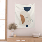 Spiraling Geometry 2 Wall Tapestry Gallery Image 2