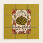 Leo Leaf Wood Wall Art Gallery Image 1