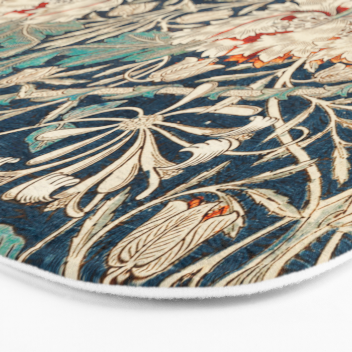 Honeysuckle by William Morris Bath Mat Gallery Image 3