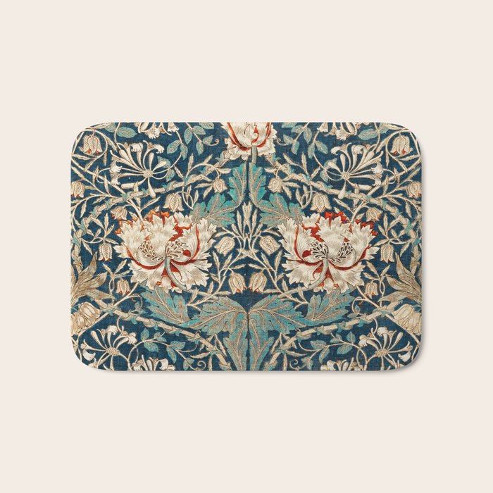 Honeysuckle by William Morris Bath Mat Gallery Image 1