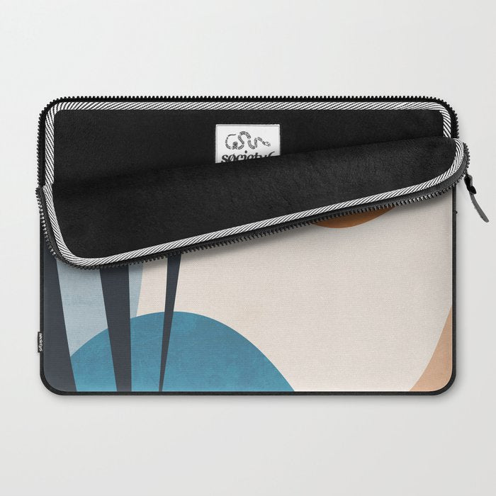 Minimal Abstract Art Landscape 10 Laptop Sleeve Gallery Image 2