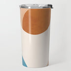 Minimal Abstract Art Landscape 10 Travel Mug Gallery Image 2
