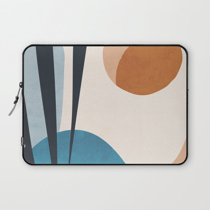 Minimal Abstract Art Landscape 10 Laptop Sleeve Gallery Image 1