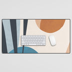 Minimal Abstract Art Landscape 10 Desk Mat Gallery Image 1