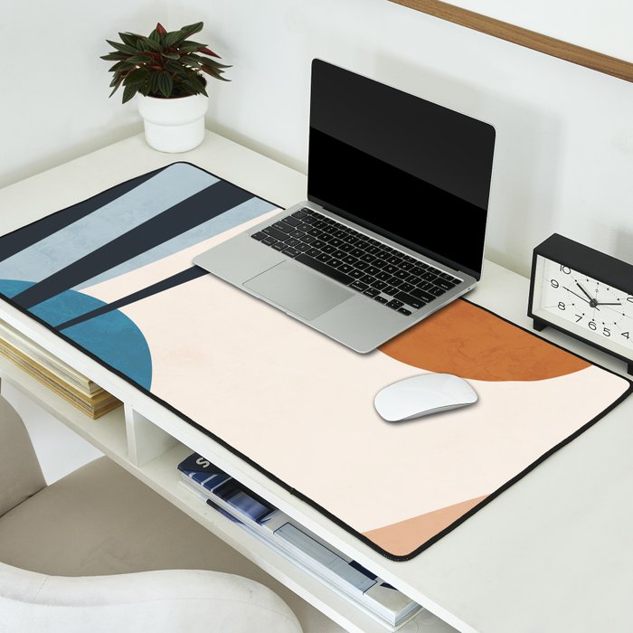 Minimal Abstract Art Landscape 10 Desk Mat Gallery Image 2