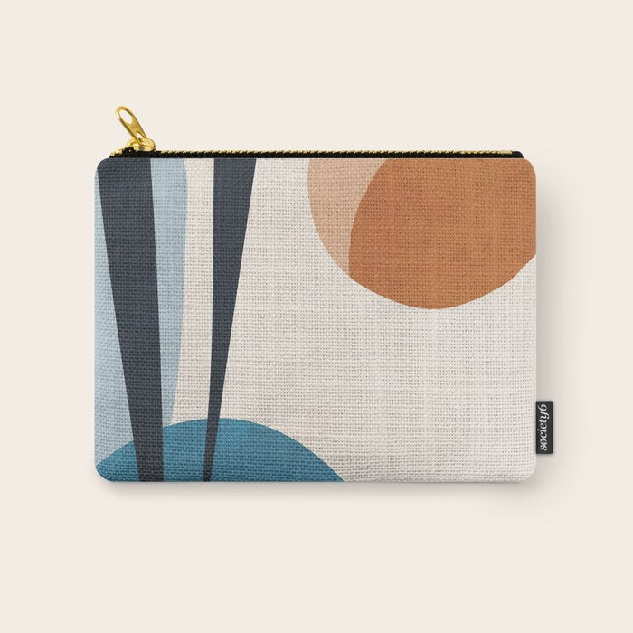 Minimal Abstract Art Landscape 10 Carry All Pouch Gallery Image 1