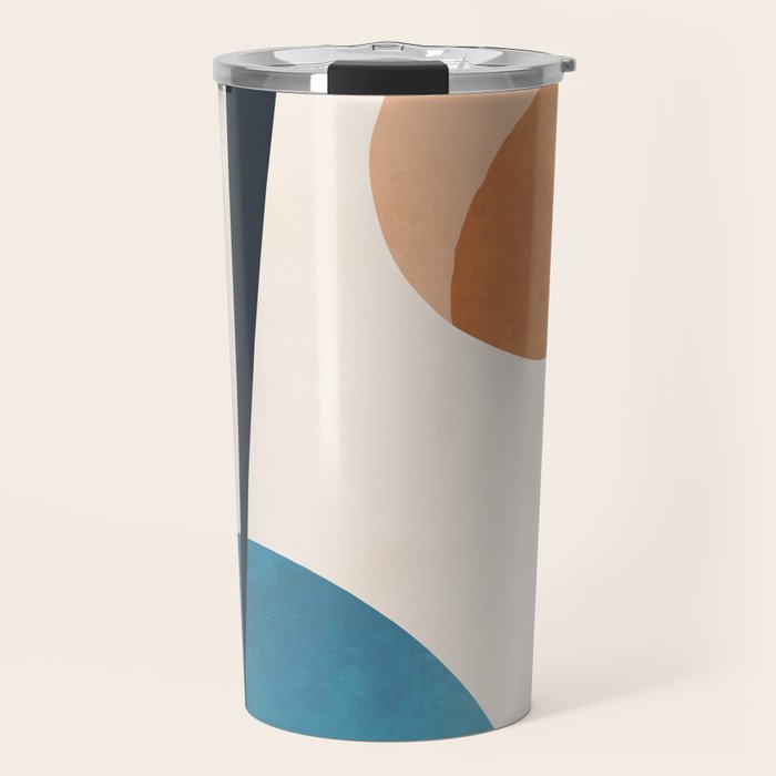 Minimal Abstract Art Landscape 10 Travel Mug Gallery Image 1