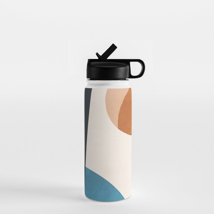 Minimal Abstract Art Landscape 10 Water Bottle Gallery Image 1