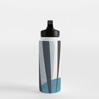 Minimal Abstract Art Landscape 10 Water Bottle Gallery Image 3