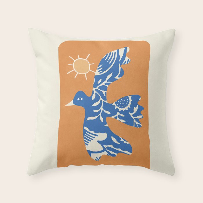 Abstract Flight 13 Throw Pillow Gallery Image 6