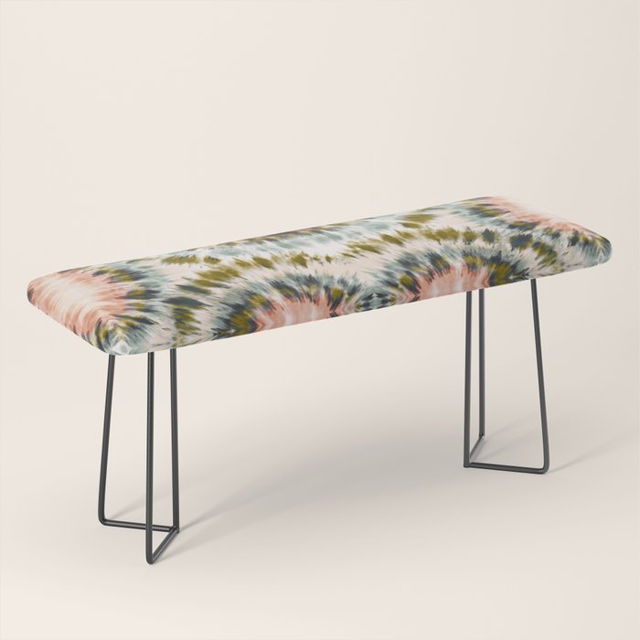 Mosaic tie dye 45B Bench Gallery Image 1
