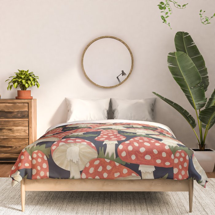 Poison Mushrooms Comforter Gallery Image 3