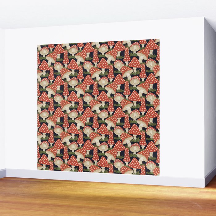 Poison Mushrooms Wall Mural Gallery Image 2