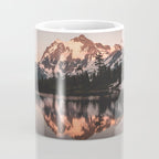 Alpenglow - Mountain Reflection - Nature Photography Coffee Mug Gallery Image 4