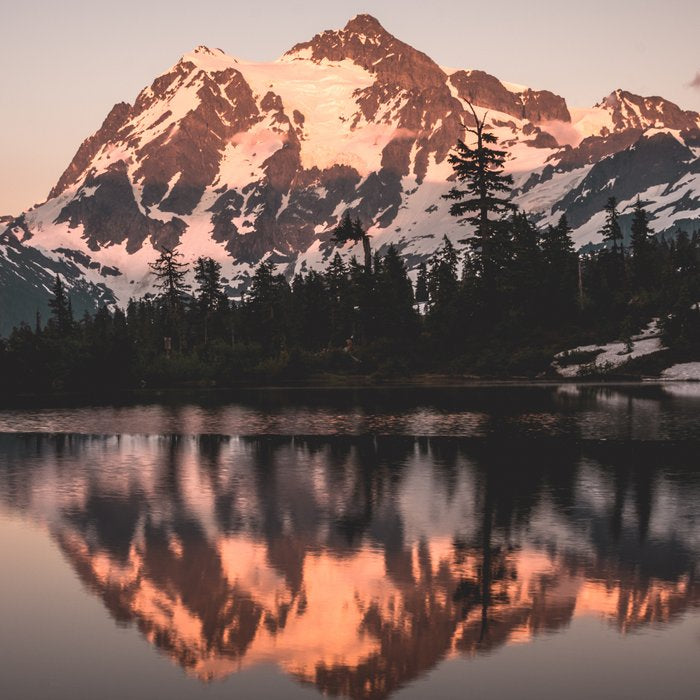 Alpenglow - Mountain Reflection - Nature Photography Coffee Mug Gallery Image 2