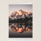 Alpenglow - Mountain Reflection - Nature Photography Stationery Card Gallery Image 2