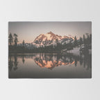 Alpenglow - Mountain Reflection - Nature Photography Rug Gallery Image 2