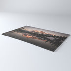 Alpenglow - Mountain Reflection - Nature Photography Rug Gallery Image 3