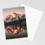 Alpenglow - Mountain Reflection - Nature Photography Stationery Card Gallery Image 2