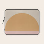 Minimal Retro Sunset Sunrise - Neutral Pink Laptop Sleeve Gallery Image 1