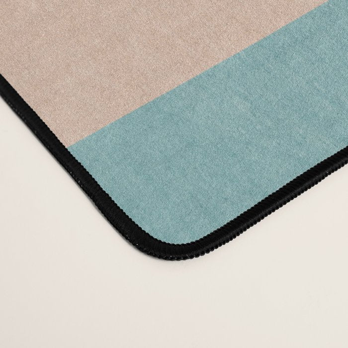 Modern Minimalism Abstract Teal Tones Artwork Desk Mat Gallery Image 4