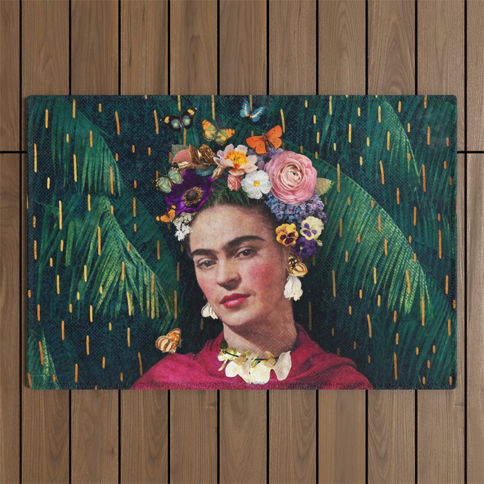 Frida Kahlo :: World Women's Day Outdoor Rug Gallery Image 1