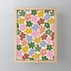 Flower - Vintage Daisy Mini Art Print Gallery Image 1