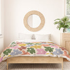 Flower - Vintage Daisy Duvet Cover Gallery Image 3