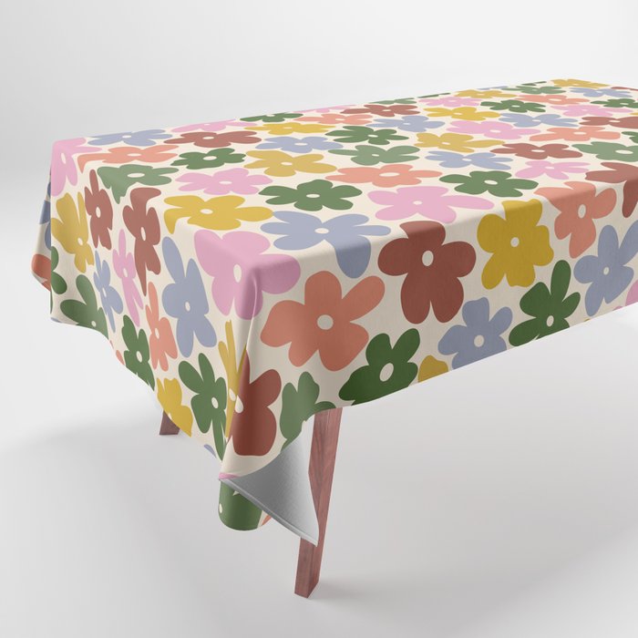 Flower - Vintage Daisy Tablecloth Gallery Image 1