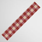Bordeaux Checkered Theme Table Runner Gallery Image 3