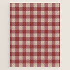 Bordeaux Checkered Theme Jigsaw Puzzle Gallery Image 1