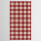 Bordeaux Checkered Theme Tablecloth Gallery Image 2