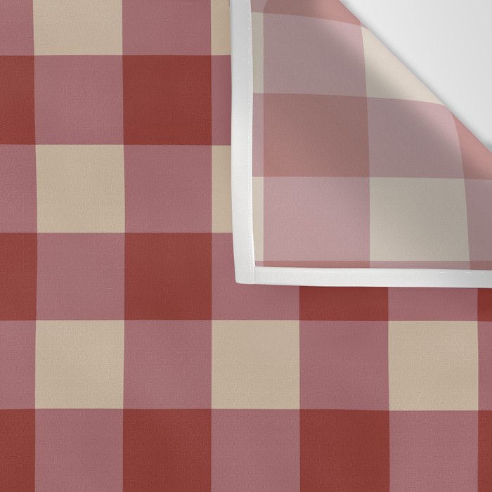 Bordeaux Checkered Theme Wall Tapestry Gallery Image 3