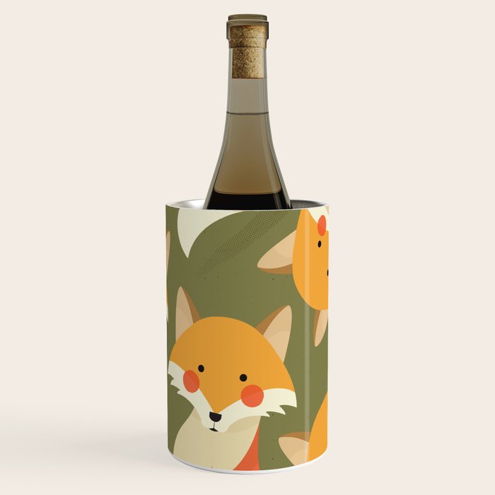 Red Fox, Animal Portrait Wine Chiller