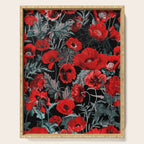 Poppy Garden Serving Tray Gallery Image 1