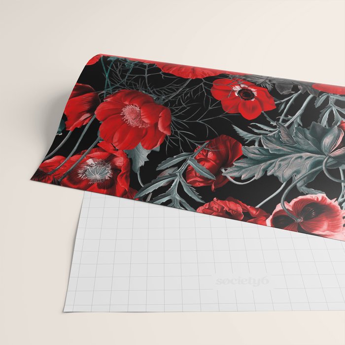 Poppy Garden Wrapping Paper Gallery Image 2