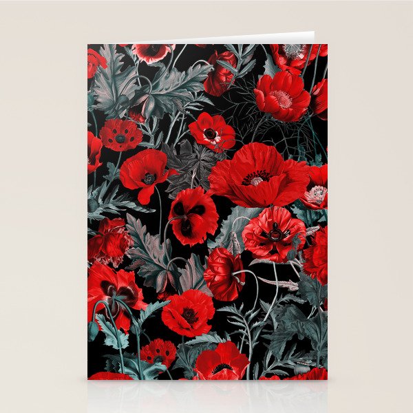 Poppy Garden Stationery Card Gallery Image 1